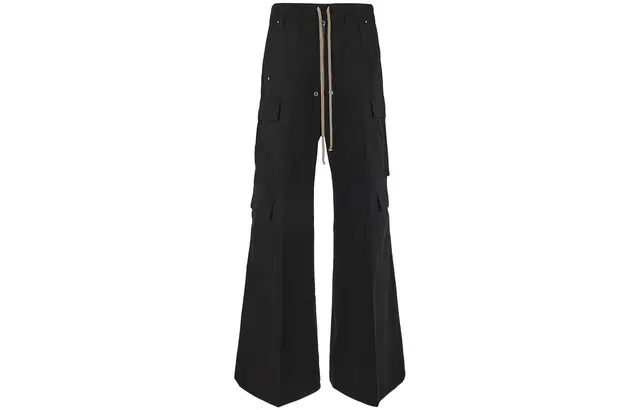 Rick Owens RO SS23 Black Flared Pants