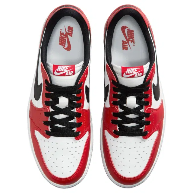 Jordan Air Jordan 1 RETRO LOW OG Black Muslin Varsity Red