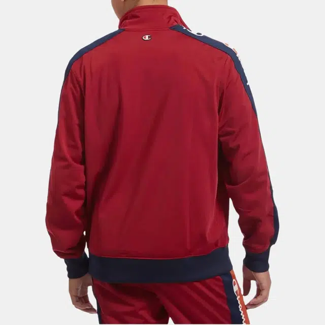 Champion Big C Logo Jacket Burgundy