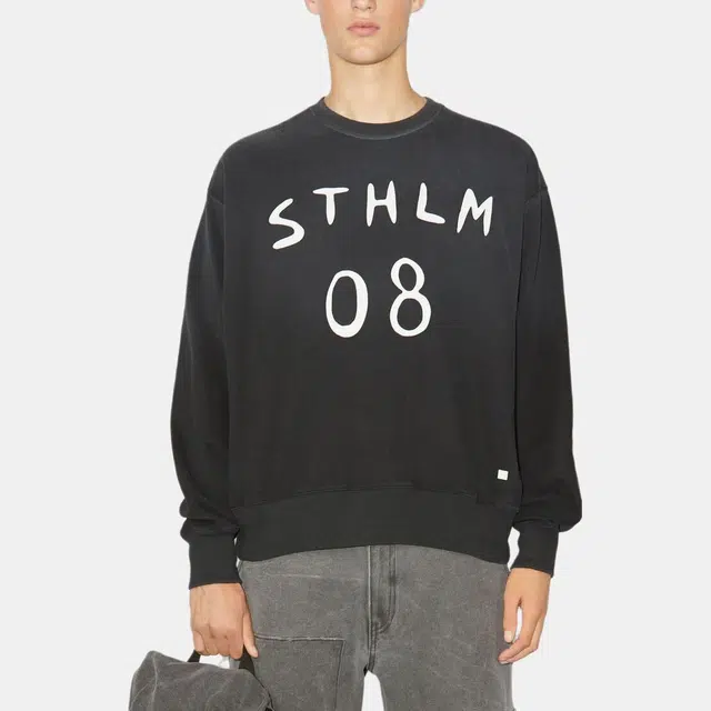 Acne Studios Face Collection FW23 Black Sweatshirt