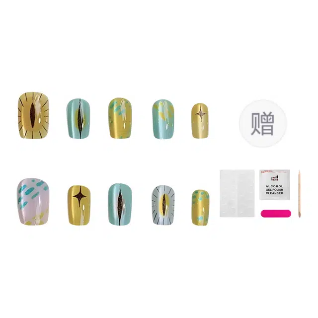 嘉比兔 黄金瞳  穿戴甲 短梯纯色裸色 国风