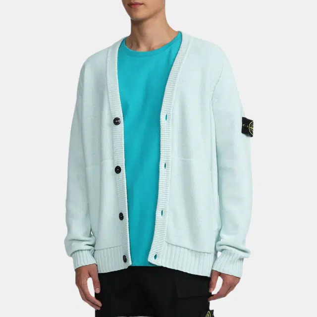 Stone Island Cardigan Light Green