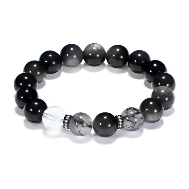 【普陀山已过香】 普陀山文创 纳福吉祥 招财转运 八方来财 经典新中式国潮 复古大气高级感 前程似锦#好运 黑曜石 手串 男女同款情侣款