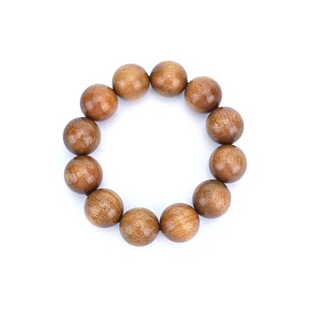 天纵 大气文玩佛珠 金丝楠木 木作手串 男款 楠木