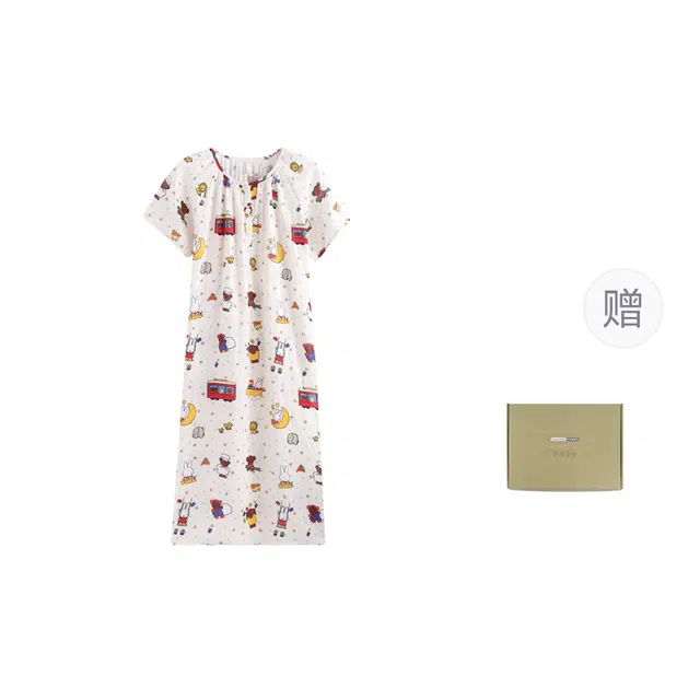 侘町 雪花米菲卡通可爱柔软亲肤睡衣礼盒 女款 图片色