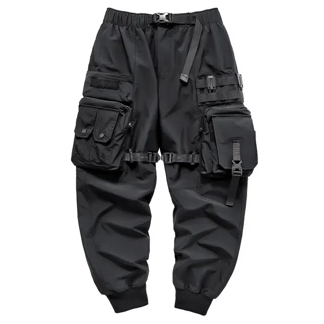 VIP Paratrooper Cargo Pants Black