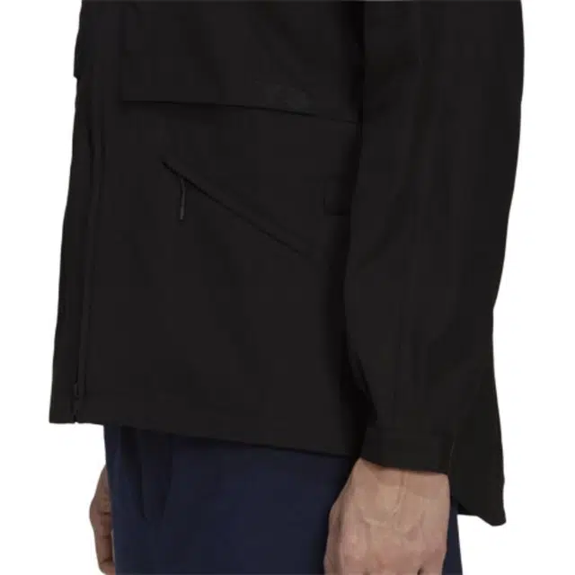 Y-3 SS21 Logo Zip Hoodie Jacket Black