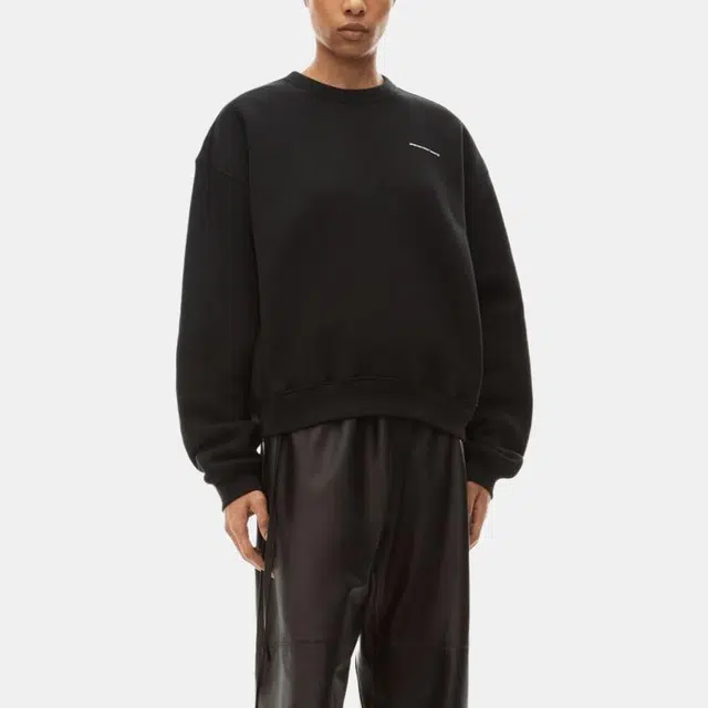 Alexander Wang Black Crewneck Sweatshirt