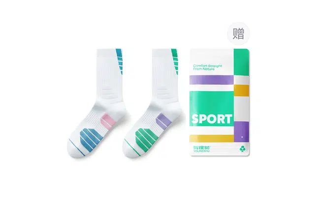 有棵树 实战级篮球袜子 篮球训练抗菌除臭健身跑步运动休闲长袜 休闲舒适篮球袜高筒袜 秋冬季篮球袜 男女同款