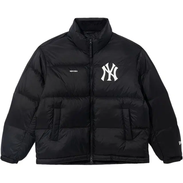New Era x MLB FW25 Classic Logo Down Jacket Black