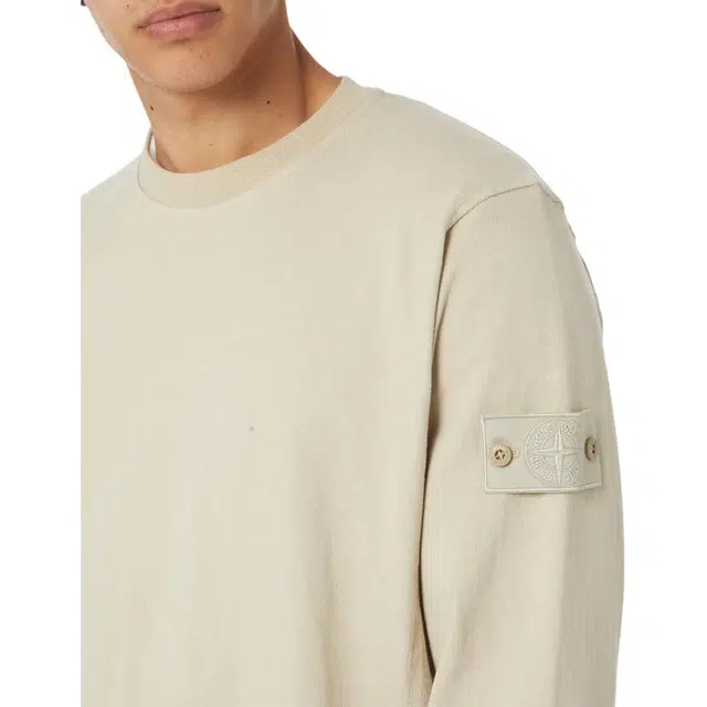 Stone Island Ghost Pieces Khaki Sweatshirt