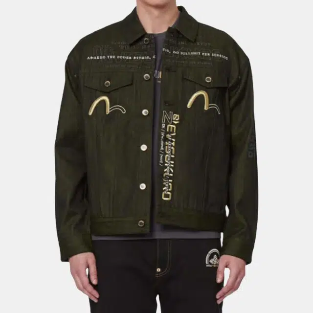 EVISU Denim Jacket Black