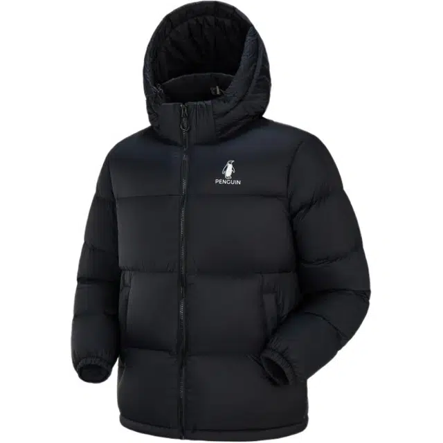 企鹅 加厚保暖防风常规长袖通勤羽绒服 男女同款