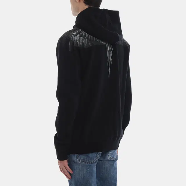 Marcelo Burlon Wings Hoodie Black