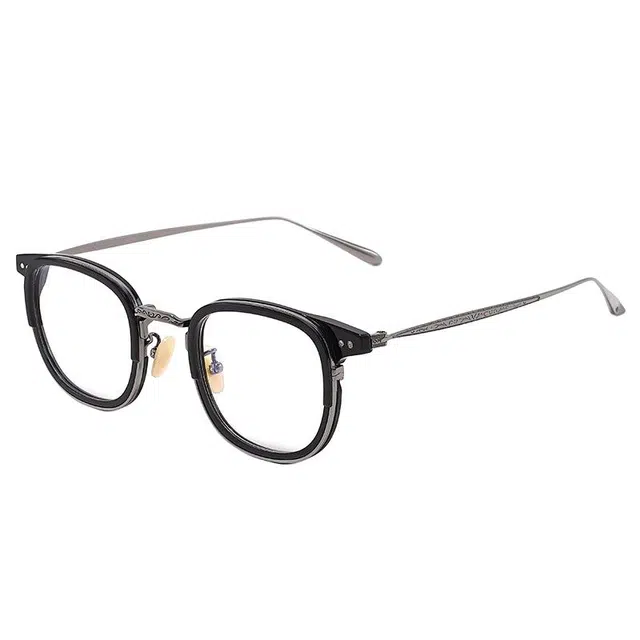 【可配度数】 佐川 超轻方圆框眼镜 遮脸显脸小 近视眼镜 可配防蓝光变色 板材镜架纯钛钛合金 方形 光学镜架 男女同款情侣款