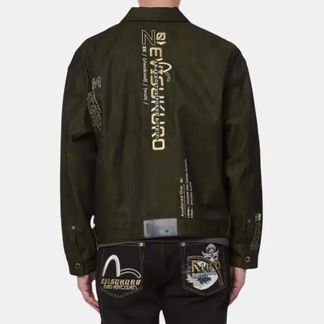 EVISU Denim Jacket Black