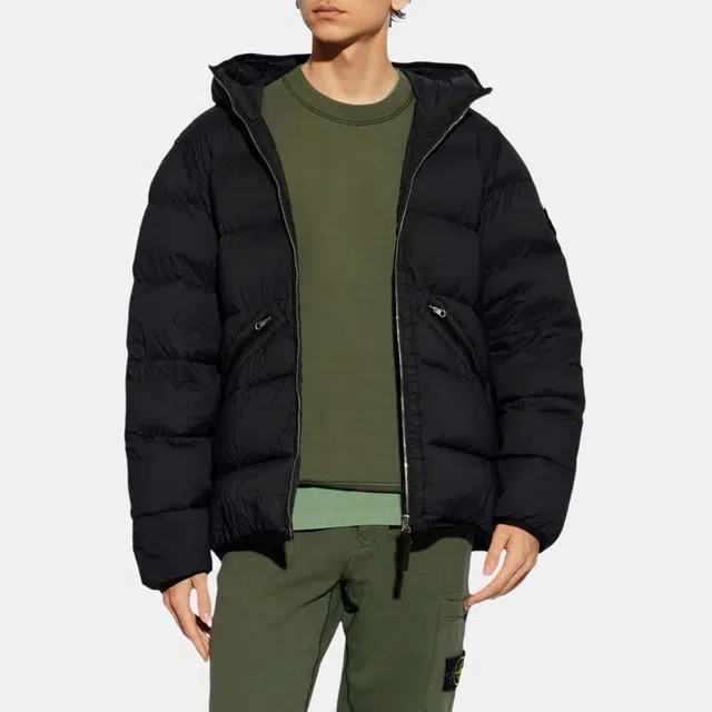 Stone Island Nylon Down-TC Jacket Black