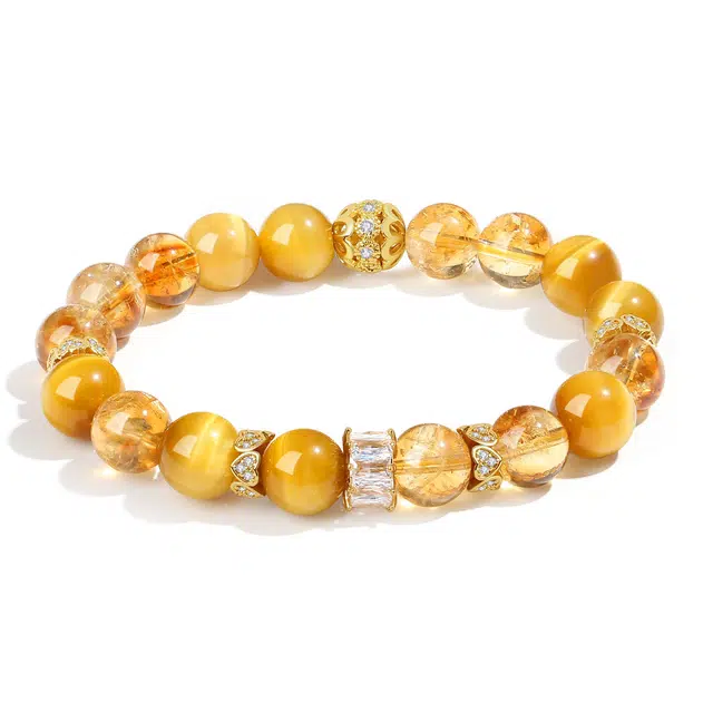 【普陀山官方已过香】 普陀山文创 复古小众纳福转运 八方来财高级百搭 礼盒装#好运 水晶 手串 男女同款情侣款