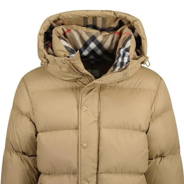 Burberry Quilted Down Jacket Beige