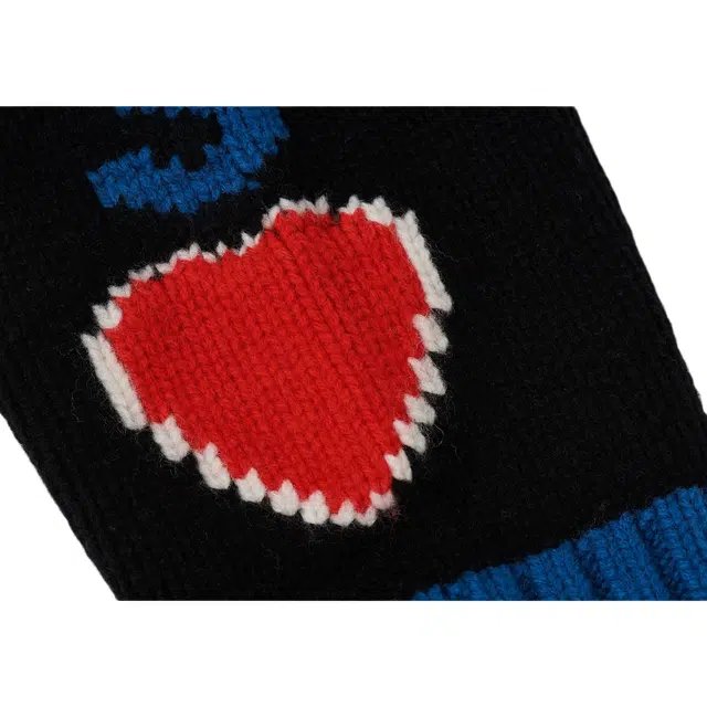 PALACE x EVISU Cowichan Knit Black