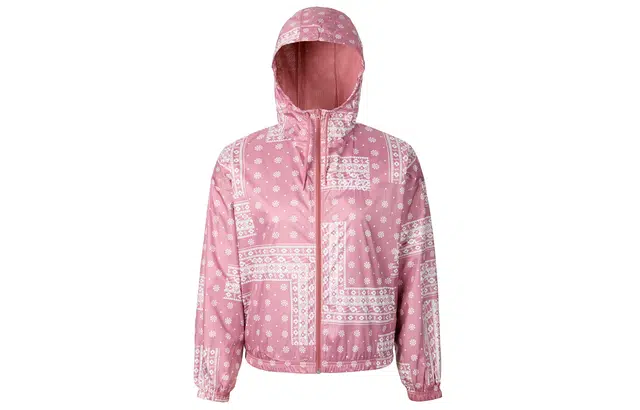 Nike Printed Paisley Hooded Jacket Pink