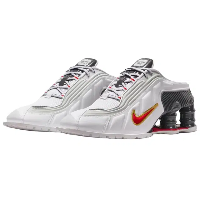 Martine Rose x Nike Shox MR4 Silver