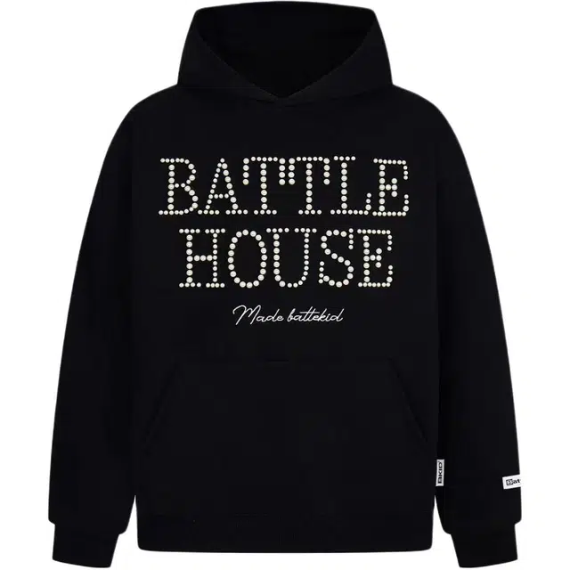 艾梵斯贝 美式复古潮流字母珍珠钉珠小众设计款无性别日常通勤百搭高街风简约时尚潮酷个性街头宽松休闲连帽卫衣 男女同款