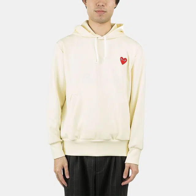 CDG Play Sweatshirt White