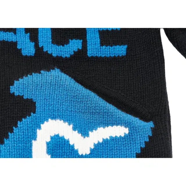 PALACE x EVISU Cowichan Knit Black
