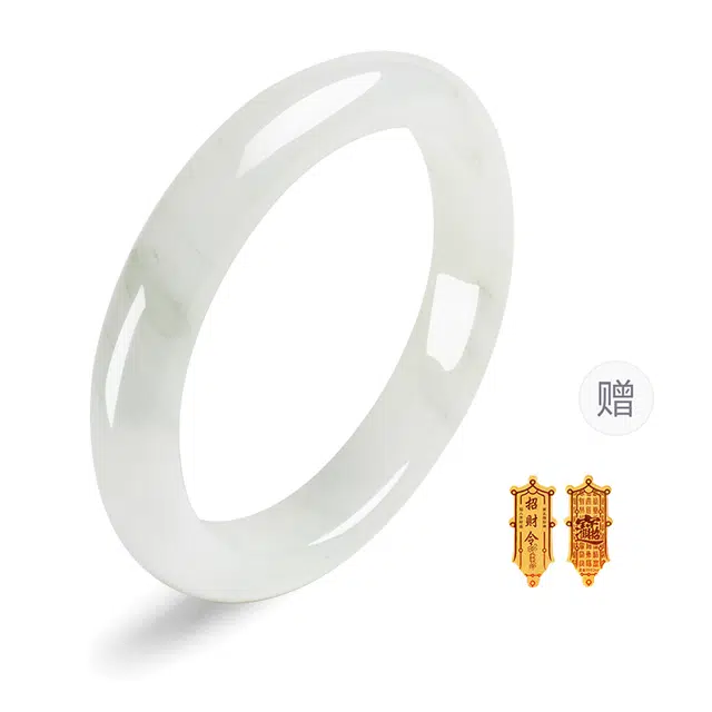 【甄选少翠】 印象眸 新中式白月光青山黛飘绿美人贵妃镯宫廷风通勤古典优雅气质如意顺遂平安喜乐氛围感玉镯 天山翠 手镯 女款