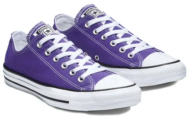 Converse Chuck Taylor All Star Low Top White Purple