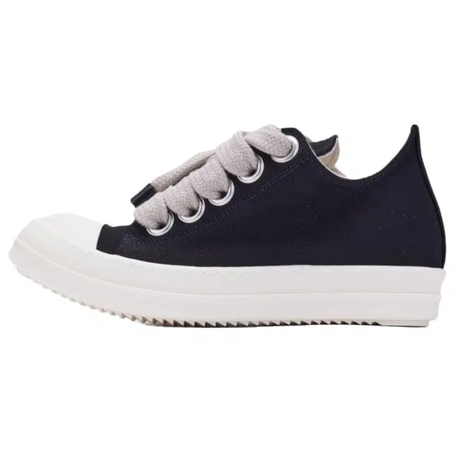 Rick Owens DRKSHDW Low Canvas Sneakers Black