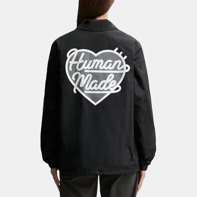 HUMAN MADE SS22 Coach Jacket Black Logo