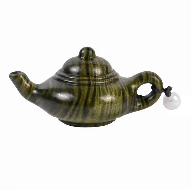 灵晔 国潮新中式轻奢高级感小众【把把壶】随身携带文玩盘玩小众百搭吉祥如意诸事顺遂平安喜乐好运连连 楠木 把件 男女同款情侣款