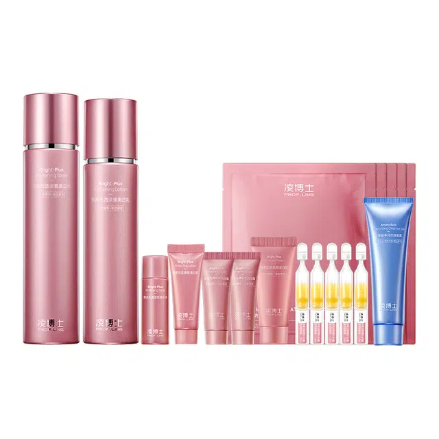 凌博士 美白水乳护肤套装 舒缓淡斑紧致保湿美白 恒白素全分子量玻尿酸