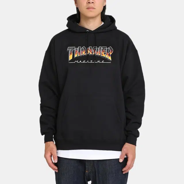 Thrasher Hoodie Black