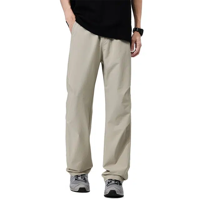 童先森 薄款宽松运动垂感直筒休闲裤 男款