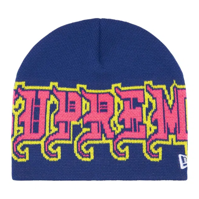 SupremexNew Era FW25 Week 9 Outline Beanie