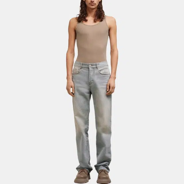 AMIPARIS FW23 Vintage Grey Jeans