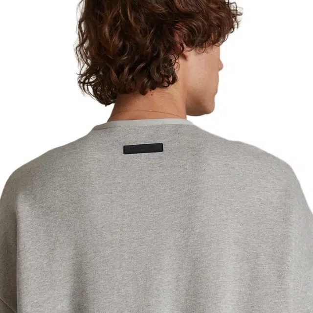 Fear of God Essentials SS24 Crewneck Sweater Dark Heather Oatmeal