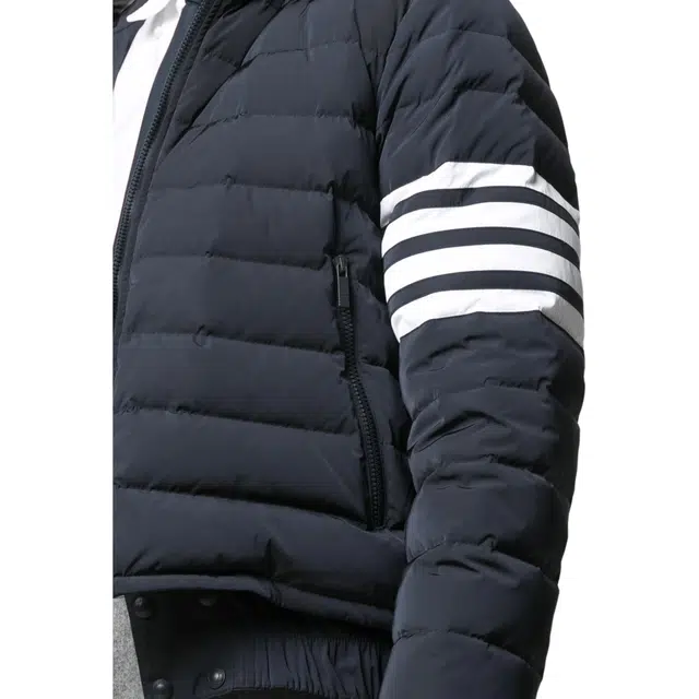 Thom Browne Hooded Jacket Navy