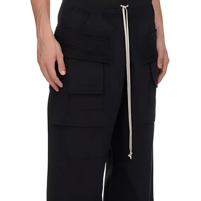 Rick Owens DRKSHDW FW24 Loose Sweatpants Black