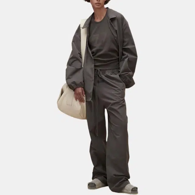 Fear of God Essentials Coaches Jacket Off Black