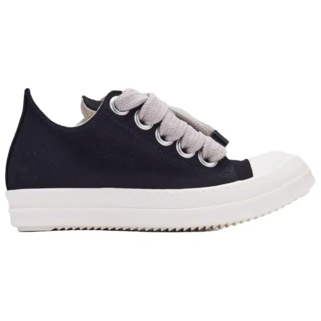 Rick Owens DRKSHDW Low Canvas Sneakers Black