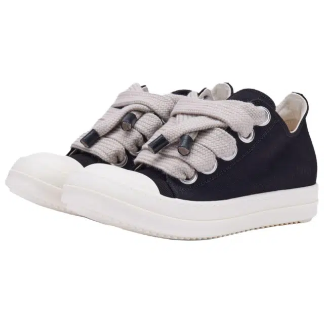 Rick Owens DRKSHDW Low Canvas Sneakers Black