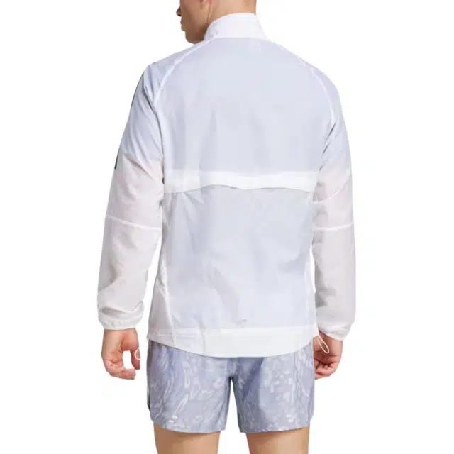 adidas 3-Stripes Own the Run Jacket White