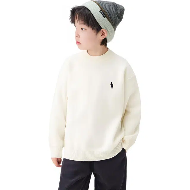 左西 套头休闲保暖毛衣 儿童款