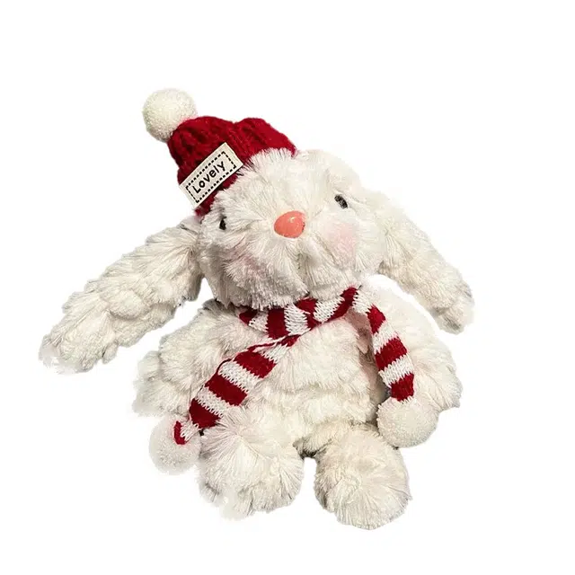 祎步康 垂耳兔玩偶公仔汽车创意软萌包包 毛绒 钥匙扣 男女同款情侣款