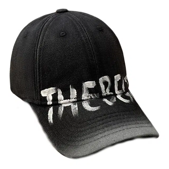 小猪班纳 复古字母灰色时尚百搭 棉 鸭舌帽 男女同款情侣款