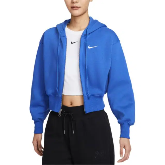 Nike Swoosh NSW PHNX FLC LSE Crop FZ Jacket